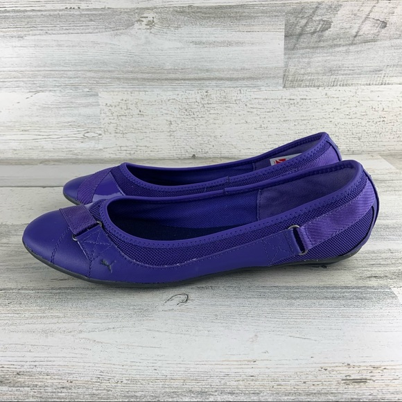 PUMA Bixley Glamm Purple Ballet Flats Size 8.5
